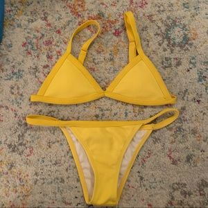 Yellow zaful bikini